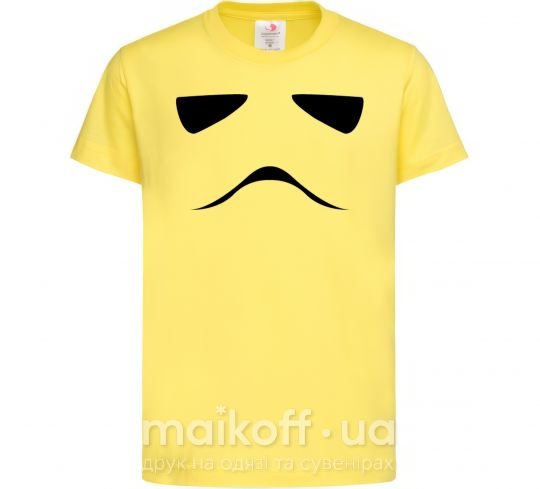 Детская футболка Штурмовик минимализм Лимонный фото