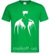 Мужская футболка Бэтмен силуэт Зеленый фото