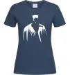 Женская футболка Бетмен силует Темно-синий фото