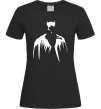 Женская футболка Бетмен силует Черный фото