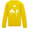 Детский Свитшот Бетмен силует Солнечно желтый фото