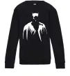 Детский Свитшот Бетмен силует Черный фото