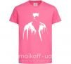 Детская футболка Бэтмен силуэт Ярко-розовый фото