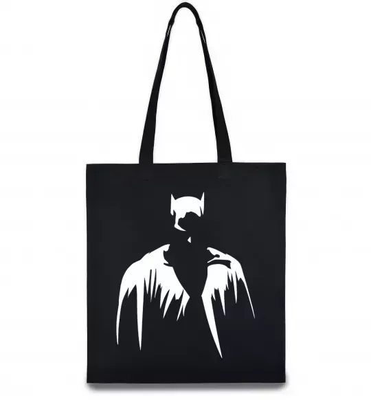 Эко-сумка Бетмен силует Черный фото
