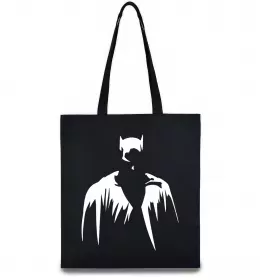 Эко-сумка Бетмен силует Черный фото