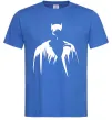 Мужская футболка Бетмен силует Ярко-синий фото