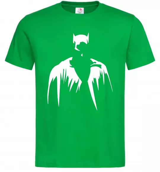 Мужская футболка Бетмен силует Зеленый фото