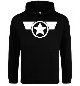 Мужская толстовка (худи) Капітан Америка лого Мужская толстовка (худи) Капітан Америка лого