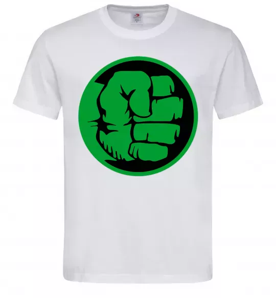Мужская футболка Лoго Халк Белый фото