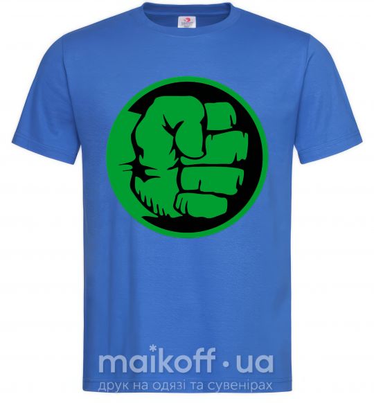 Мужская футболка Лoго Халк Ярко-синий фото