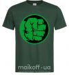 Мужская футболка Лoго Халк Темно-зеленый фото