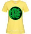 Женская футболка Лoго Халк Лимонный фото