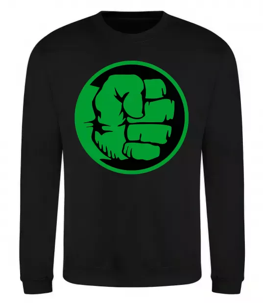 Свитшот Лoго Халк Черный фото