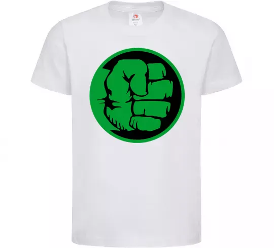 Дитяча футболка Лoго Халк Білий фото