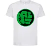 Дитяча футболка Лoго Халк Білий Дитяча футболка Лoго Халк Білий фото