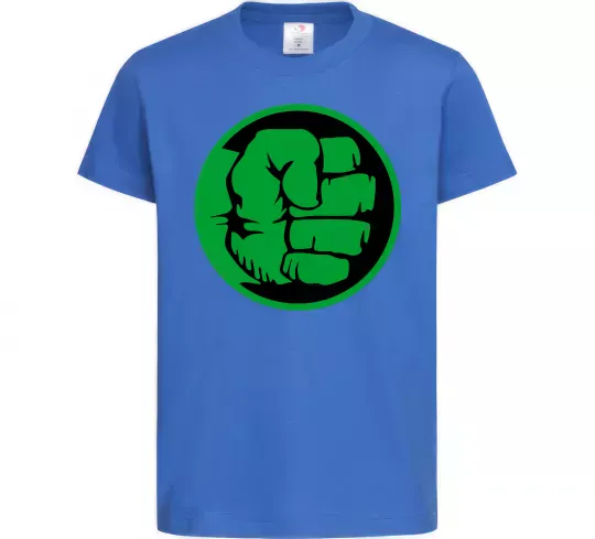 Дитяча футболка Лoго Халк Яскраво-синій фото