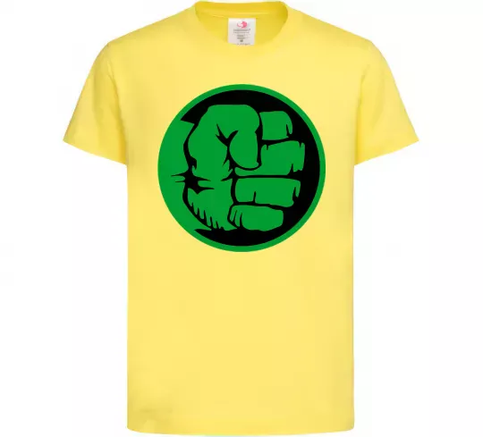 Дитяча футболка Лoго Халк Лимонний фото