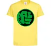Дитяча футболка Лoго Халк Лимонний Дитяча футболка Лoго Халк Лимонний фото