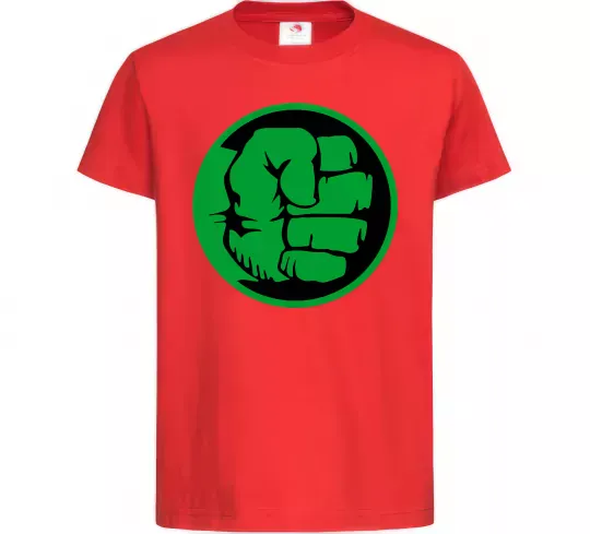 Дитяча футболка Лoго Халк Червоний фото