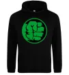 Чоловіча толстовка (худі) Лoго Халк Чорний фото