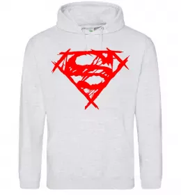 Женская толстовка (худи) Superman retro Белый фото