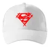 Кепка Штрихований логотип супермена Белый фото