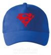 Кепка Штрихованный логотип супермена Яскраво-синій фото