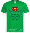 Чоловіча футболка Пресс супермена Зелений фото