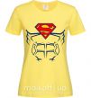 Женская футболка Пресс супермена Лимонный фото