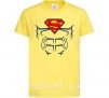 Детская футболка Пресс супермена Лимонный фото
