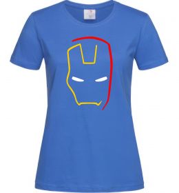 Жіноча футболка Маска залізної людини мінімал