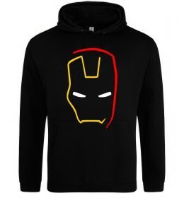 Жіноча толстовка (худі) Маска залізної людини мінімал Жіноча толстовка (худі) Маска залізної людини мінімал