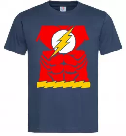 Мужская футболка Костюм флеш Темно-синий фото