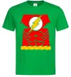 Чоловіча футболка Костюм флеш Зелений фото