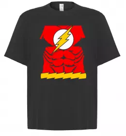 Футболка Оверсайз Flash minimal Черный фото