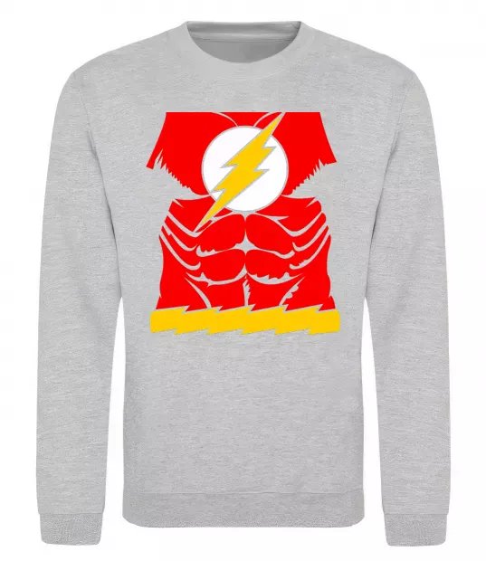 Свитшот Костюм флеш Серый меланж фото