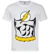 Мужская футболка Flash costume Белый Мужская футболка Flash costume Белый фото