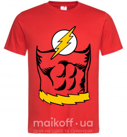 Чоловіча футболка Flash costume Червоний фото