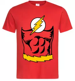 Чоловіча футболка Flash costume Червоний фото