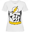 Женская футболка Flash costume Белый Женская футболка Flash costume Белый фото