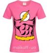 Женская футболка Flash costume Ярко-розовый фото