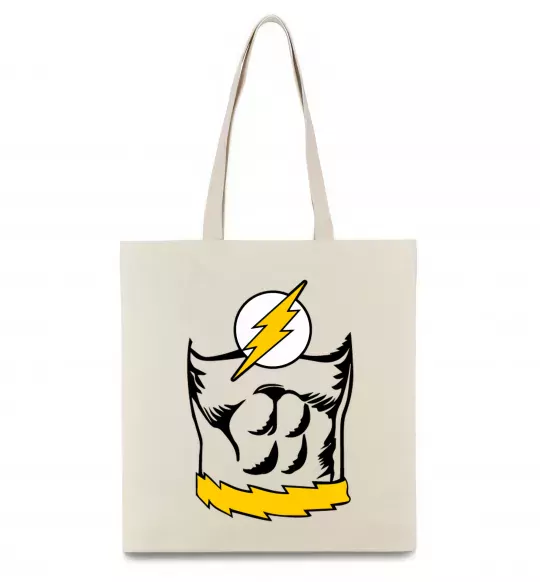 Еко-сумка Flash costume Бежевий фото