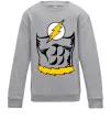 Детский Свитшот Flash costume Серый меланж фото