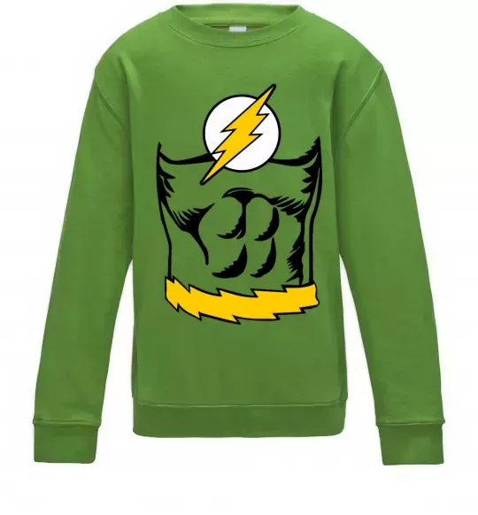 Детский Свитшот Flash costume Лаймовый фото