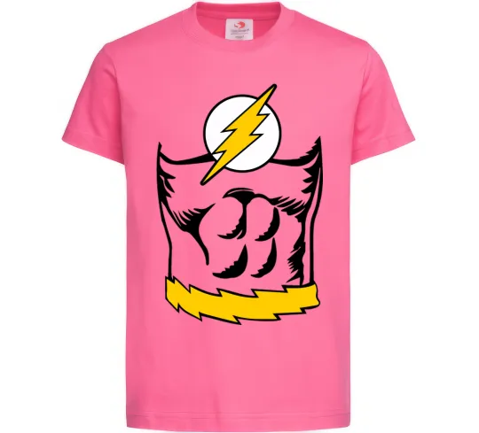 Детская футболка Flash costume Ярко-розовый фото