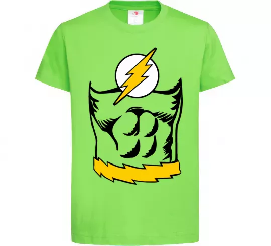 Детская футболка Flash costume Лаймовый фото