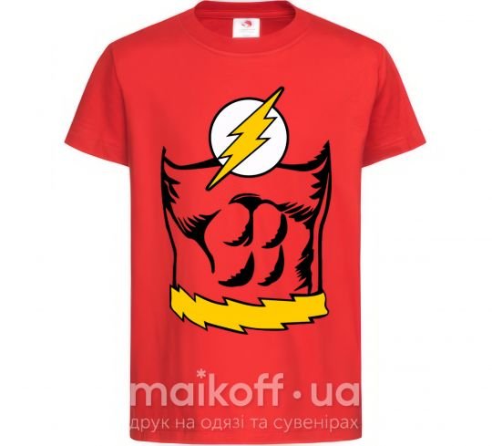 Детская футболка Flash costume Красный фото