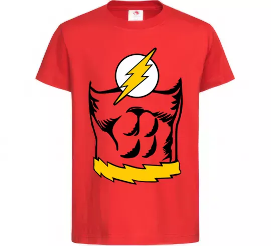 Детская футболка Flash costume Красный фото