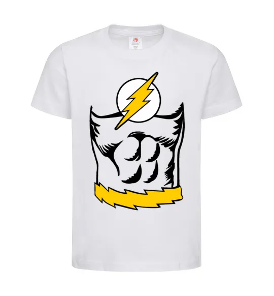 Дитяча футболка Flash costume Білий фото