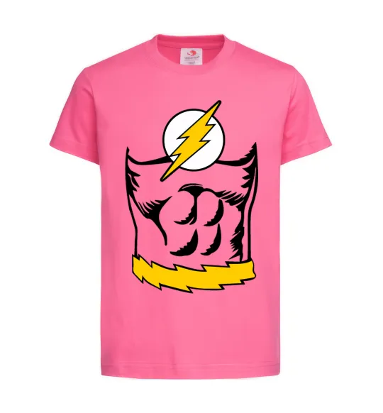Дитяча футболка Flash costume Яскраво-рожевий фото
